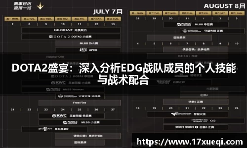 DOTA2盛宴：深入分析EDG战队成员的个人技能与战术配合