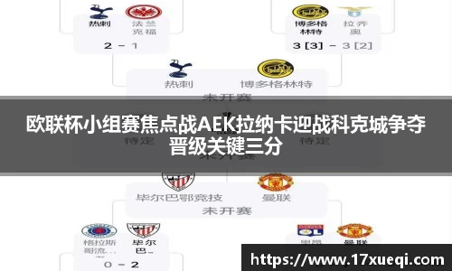 欧联杯小组赛焦点战AEK拉纳卡迎战科克城争夺晋级关键三分